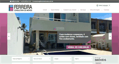 Desktop Screenshot of ferreiraimoveis.com.br